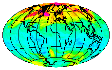 Ozone Field of 25 May 2004