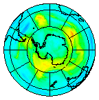 Ozone Field of 25 May 2004