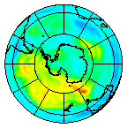 Ozone Field of 03 June 2004