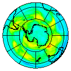 Ozone Field of 09 June 2004