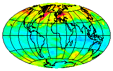Ozone Field of 13 June 2004