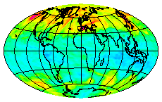 Ozone Field of 14 June 2004