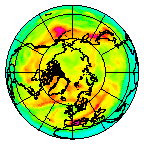 Ozone Field of 14 June 2004
