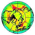 Ozone Field of 16 June 2004