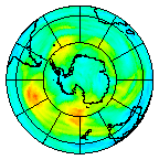 Ozone Field of 16 June 2004