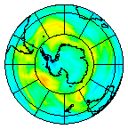 Ozone Field of 20 June 2004