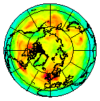 Ozone Field of 21 June 2004