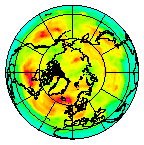 Ozone Field of 25 June 2004