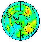 Ozone Field of 04 July 2004