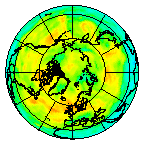 Ozone Field of 05 July 2004