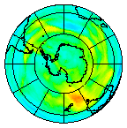 Ozone Field of 06 July 2004
