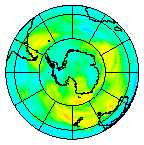 Ozone Field of 08 July 2004