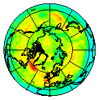 Ozone Field of 09 July 2004