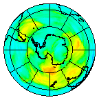 Ozone Field of 09 July 2004