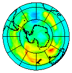 Ozone Field of 12 July 2004