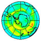 Ozone Field of 14 July 2004