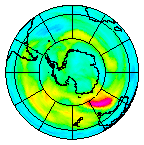Ozone Field of 15 July 2004
