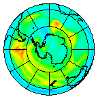 Ozone Field of 19 July 2004