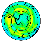 Ozone Field of 22 July 2004