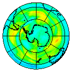 Ozone Field of 23 July 2004