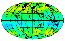 Ozone Field of 25 July 2004