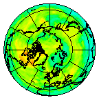 Ozone Field of 25 July 2004