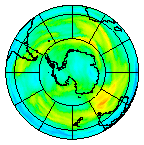 Ozone Field of 25 July 2004