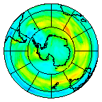 Ozone Field of 27 July 2004