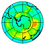 Ozone Field of 30 July 2004