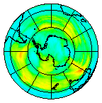 Ozone Field of 01 August 2004