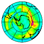 Ozone Field of 04 August 2004