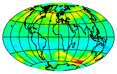 Ozone Field of 05 August 2004