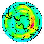 Ozone Field of 05 August 2004