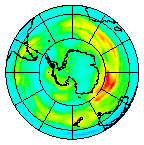Ozone Field of 06 August 2004