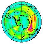 Ozone Field of 07 August 2004