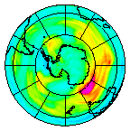 Ozone Field of 08 August 2004