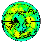 Ozone Field of 09 August 2004