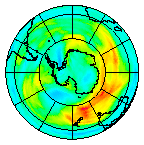 Ozone Field of 10 August 2004