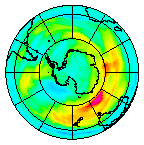 Ozone Field of 11 August 2004