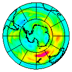 Ozone Field of 12 August 2004