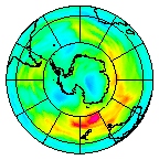 Ozone Field of 13 August 2004