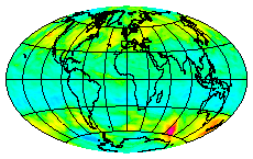 Ozone Field of 15 August 2004