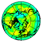 Ozone Field of 15 August 2004