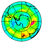 Ozone Field of 15 August 2004