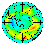 Ozone Field of 16 August 2004