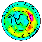 Ozone Field of 19 August 2004