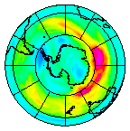 Ozone Field of 20 August 2004