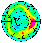 Ozone Field of 22 August 2004