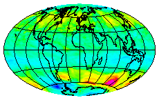 Ozone Field of 25 August 2004