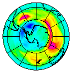 Ozone Field of 26 August 2004
